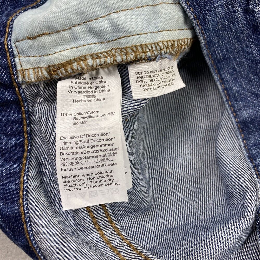 Madewell Blue Denim Ankle Jeans with Black Side Stripes - Picture 7 of 13